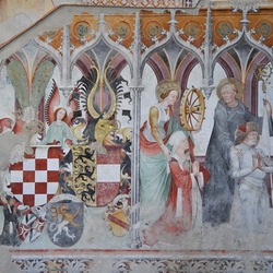 Stifterfresko Hauptansicht / P. Gerfried Sitar